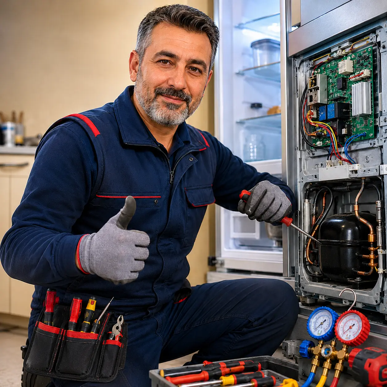 Alacakaya Beko buzdolabı tamiri ustası Ahmet Usta — Yalnızdamlar Köyü ve Gülaman Mahallesi soğutma sistemleri uzmanı