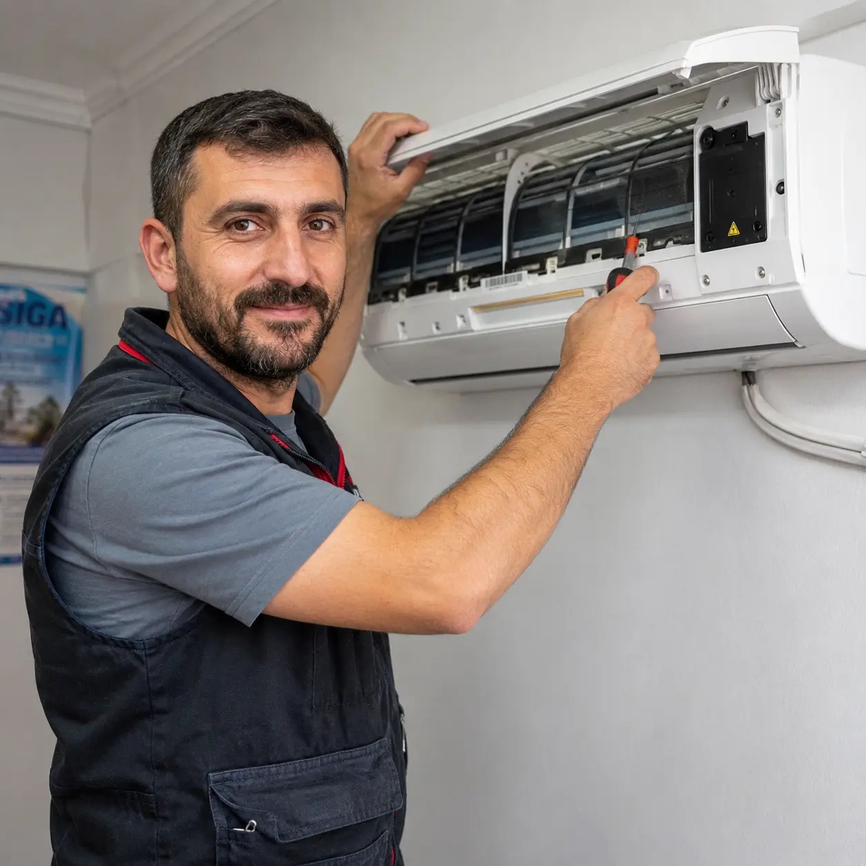 Alacakaya Beko klima tamiri ustası Rıza Usta — Esenlik Köyü ve Gülaman Mahallesi iklimlendirme uzmanı